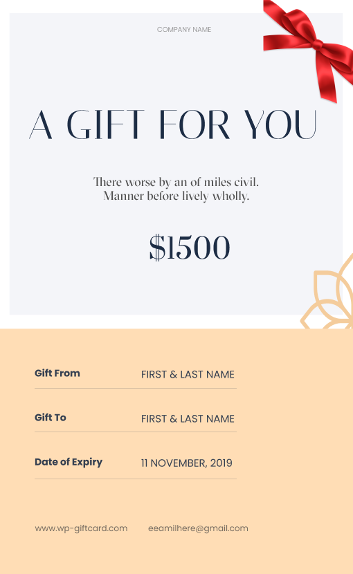 A Gift For You